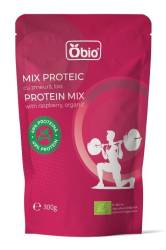 Mix proteic cu zmeura, eco-bio, 300 g, Obio