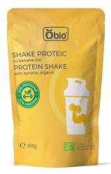 Shake proteic cu banane, eco-bio, 300 g, Obio