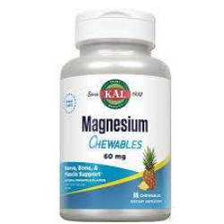 Magnesium Chewable, 60 mg, 90 tablete masticabile, Secom