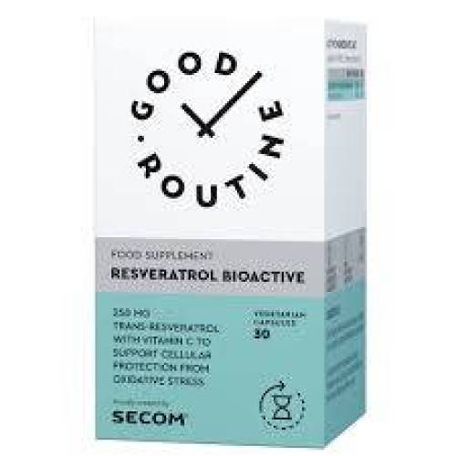 Resveratrol Bioactive, 30 capsule vegetale, Good Routine - Secom
