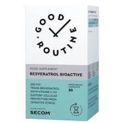Resveratrol Bioactive, 30 capsule vegetale, Good Routine - Secom