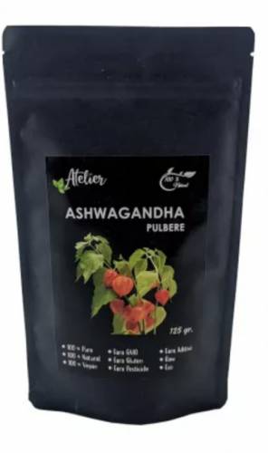 Ashwagandha pulbere, 125g - Sanoviva Farma