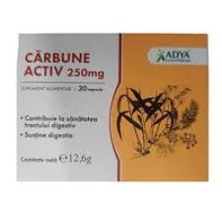 Carbune Activ, 250 mg, 30 capsule, Adya Green Pharma