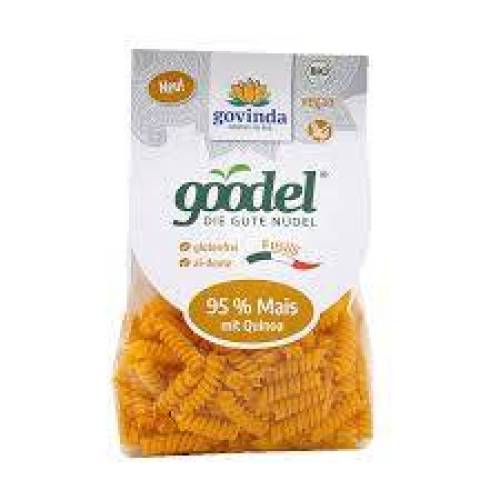 Fusilli din porumb cu quinoa, fara gluten, eco-bio, 250 g, Govinda