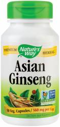 Asian Ginseng 560mg 50tb - Natures Way -  Secom