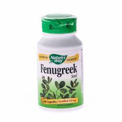 FENUGREEK (Schinduf) 610mg 100cps - Natures Way - Secom