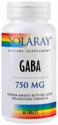 GABA 750mg 60tb - Solaray - Secom