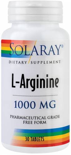 L-arginina 1000mg 30tb - SOLARAY - SECOM