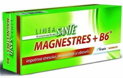 Linea Sante Magne Stress + vitamina B6 - 40 comprimate filmate Terapia