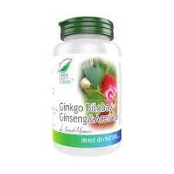 Ginkgo Biloba & Ginseng & Acerola, 60 capsule, Medica - ProNatura