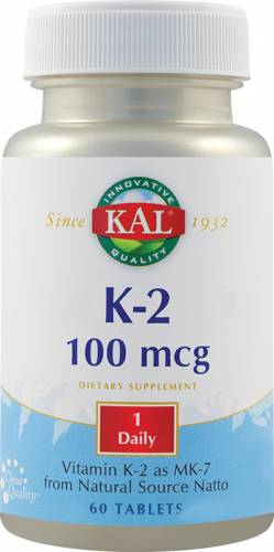 Vitamina K-2 100mcg 30tb - KAL - Secom