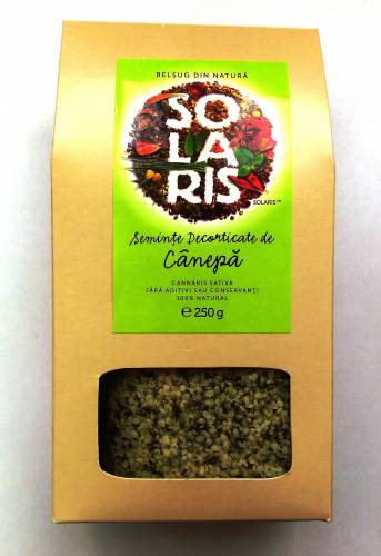 Seminte de canepa, 250g, Solaris