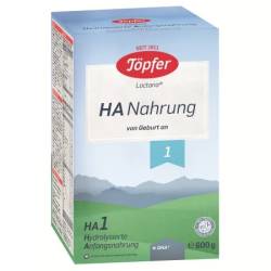 Lapte praf hipoalergenic Lactana HA1, 600 g, Topfer