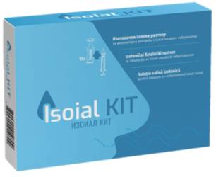 Kit solutie salina pentru nas infundat + nebulizator nazal Isoial, 15 flacoane x 5 ml, NaturPharma