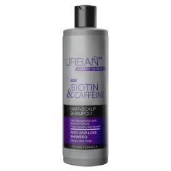 Sampon anti-cadere cu biotina si cofeina Biotin & Caffeine, 350 ml, Urban Care