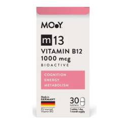 Vitamina B12 bioactiva m13, 1000 mcg, 30 tablete, Molecules of Youth
