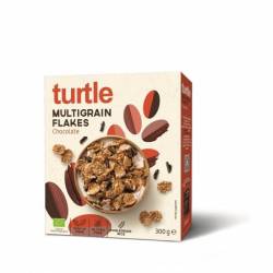 Fulgi multicereale cu ciocolata neagra, eco-bio, fara gkuten, 300g - Turtle