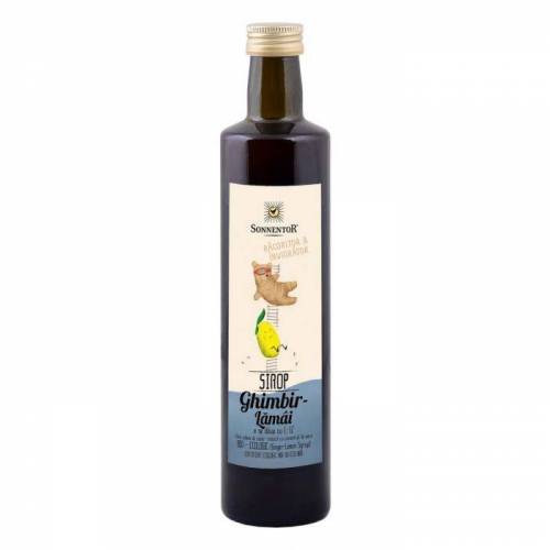 SIROP GHIMBIR SI LAMAIE FARA ZAHAR, ECO-BIO, 500ml - SONNENTOR