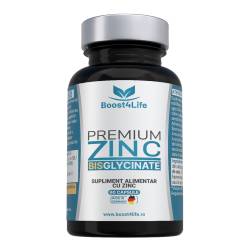 Zinc Bisglicinat Premium, 83,35 mg, 60 Capsule Vegane, Boost4Life