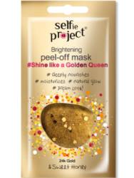Masca exfolianta si hidratanta Galaxy Shine Like A Golden Queen, 12ml, Selfie Project