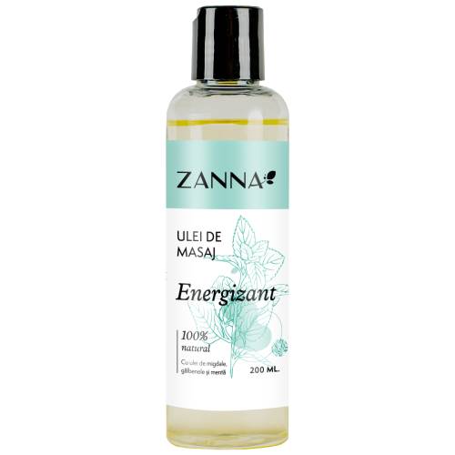 Ulei de masaj Energizant, 200ml, Zanna