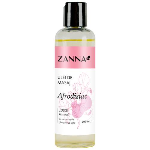 Ulei de masaj Afrodisiac, 200ml, Zanna