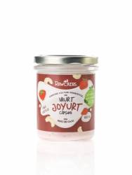 Iaurt din nuci caju cu capsuni - Joyurt, 150g, Rawckers