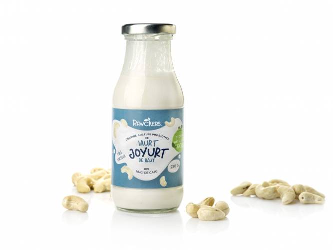 Iaurt de baut din nuci caju - Joyurt, 230g, Rawckers