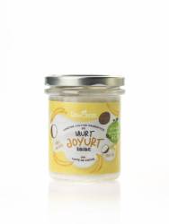 Iaurt din lapte de cocos cu banane - Joyurt, 150g, Rawckers