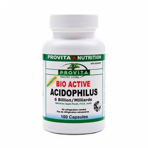 Acidophilus Bio-Activ, probiotic 6 miliarde, 90cps, Provita Nutrition