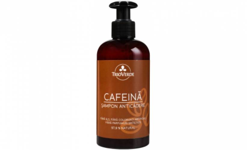 Sampon Anticadere cu Cafeina, 250ml - Trio Verde