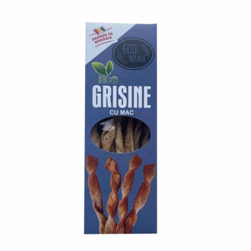 Grisine cu mac, eco-bio, 125g - Ecomania