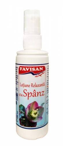 Lotiune relaxanta cu spanz, 100 ml, Favisan