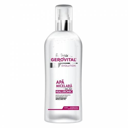 Apa micelara cu acid hialuronic, 150ml - Gerovital H3 Evolution