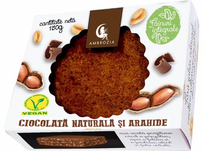 Prajitura Ciocolata si arahide (Snickers), 150g - Hiper Ambrozia
