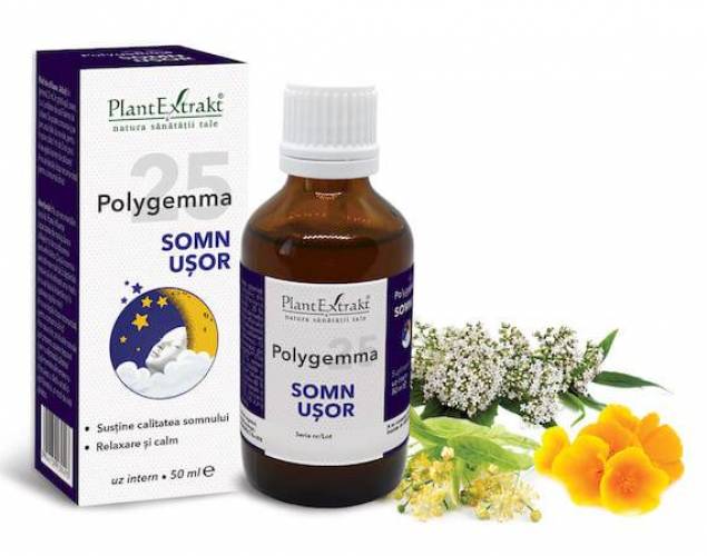 Polygemma 25 somn usor, 50ml - Plantextrakt