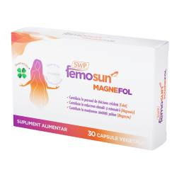 Femosun Magnefol, 30 capsule vegetale, Sun Wave Pharma
