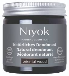 Deodorant crema 100% natural cu aroma de Oriental Wood, 40ml, Niyok