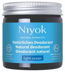 Deodorant crema 100% natural cu aroma de Light Ocean, 40ml, Niyok