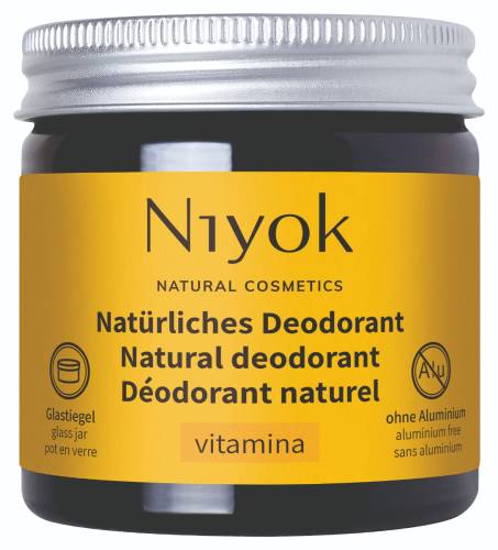 Deodorant crema 100% natural cu Vitamina C, 40ml, Niyok
