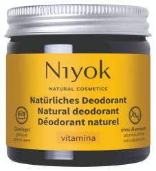 Deodorant crema 100% natural cu Vitamina C, 40ml, Niyok