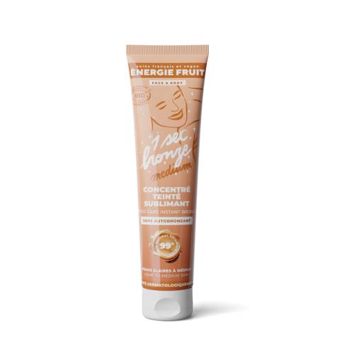Lotiune iluminatoare fata si corp cu efect de bronz instant Light to Mid skin, 100ml, Energie Fruit