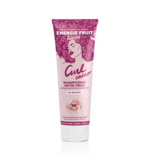 Sampon nutritiv pentru par cret cu unt de cacao organic si pudra de cacao, 250ml, Energie Fruit