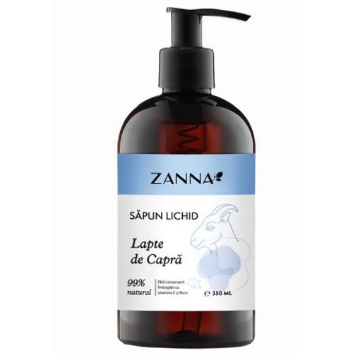 Sapun lichid cu lapte de capra, 350ml, Zanna
