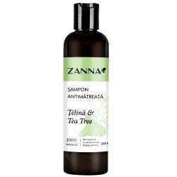 Sampon antimatreata cu extract telina si tea tree, 250ml, Zanna