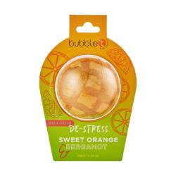 Bila efervescenta de baie pentru relaxare cu portocala dulce si bergamot, 150g, Bubble T
