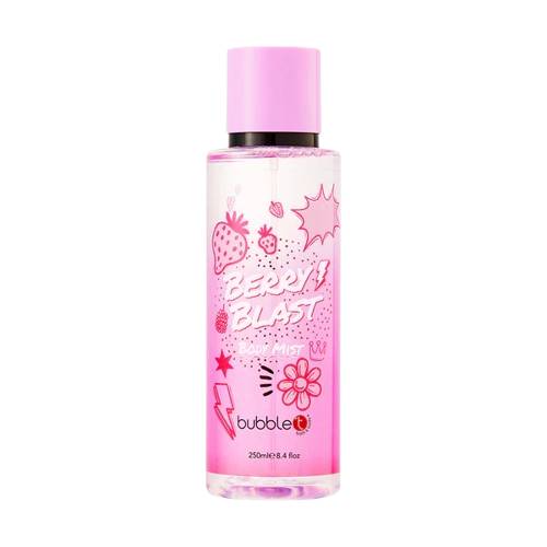 Body Mist cu parfum de fructe de padure, 250ml, Bubble T