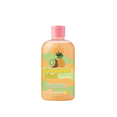 Gel de dus si baie cu aroma de ananas si kiwi, 500ml, Bubble T