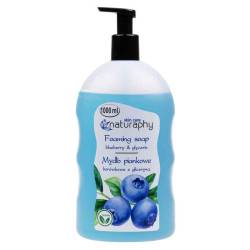 Sapun spuma cu aroma de afine, 1000ml, Naturaphy
