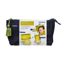 Pachet crema extract de strugure Santorini 40ml + Ulei uscat pentru ten 15ml, Korres